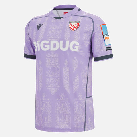 Macron Gloucester Rugby Uitshirt 2025/26 Heren