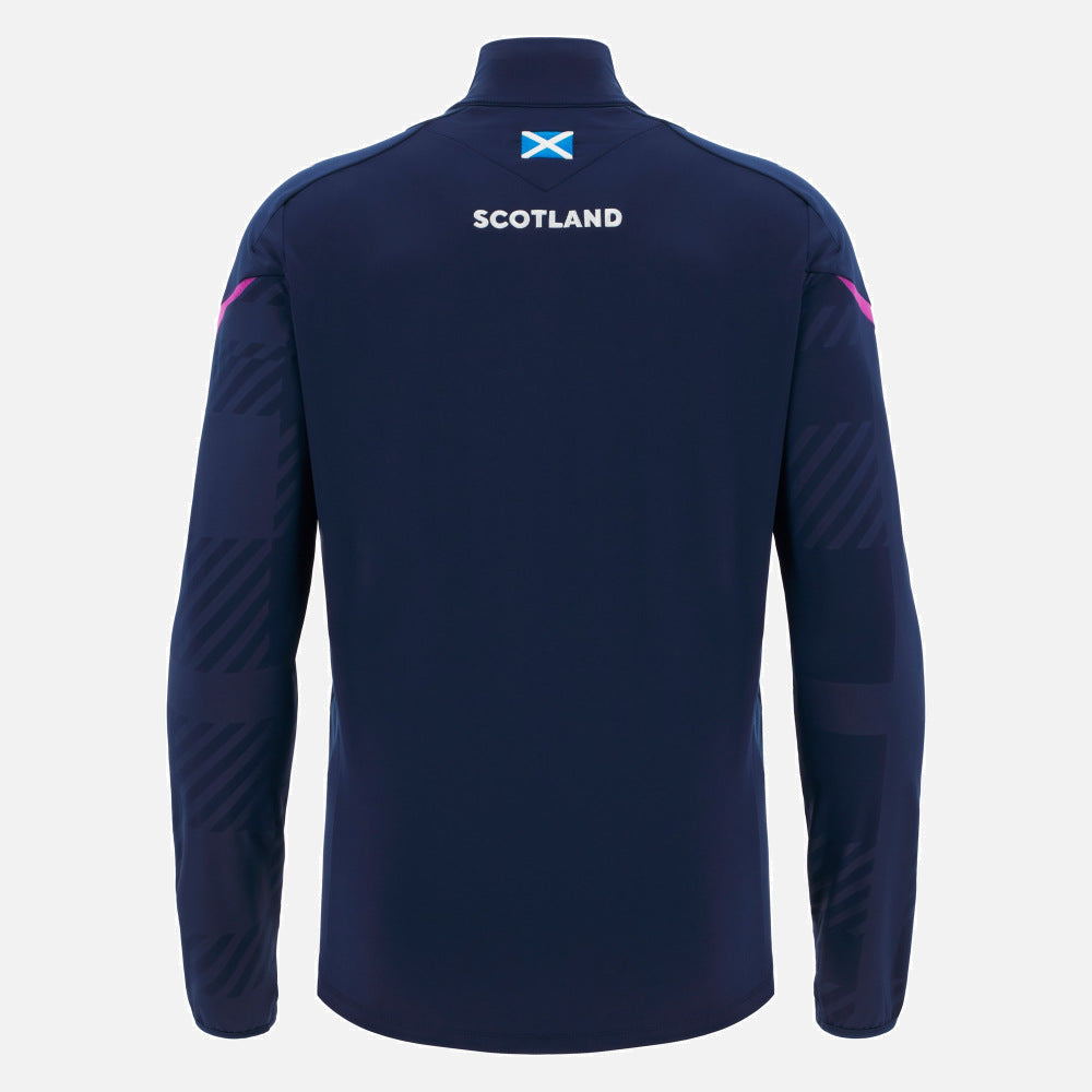 Macron Rugby Schotland 2025/26 1/4 Zip Training Top Heren