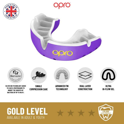 OPRO Gold Ultra Fit Mouthguard Senior