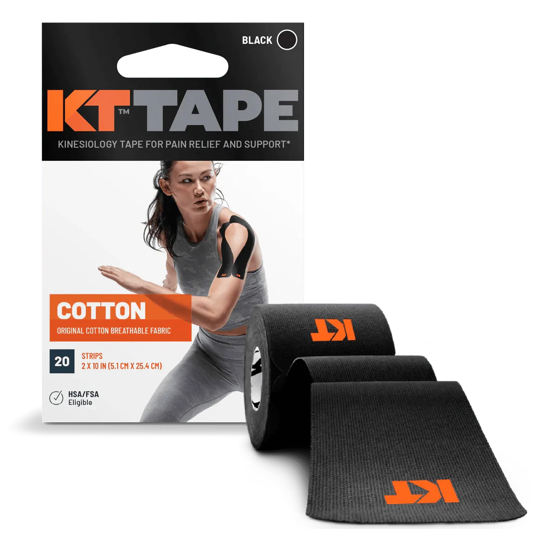 KT Tape Original Voorgesneden (5 x 25 cm) – 20 stuks – 5 meter