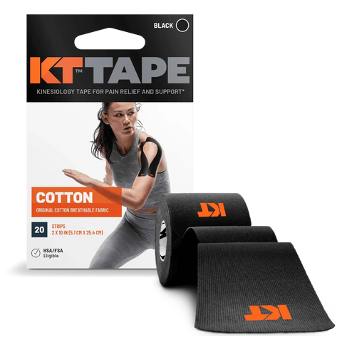 KT Tape Original Voorgesneden (5 x 25 cm) – 20 stuks – 5 meter