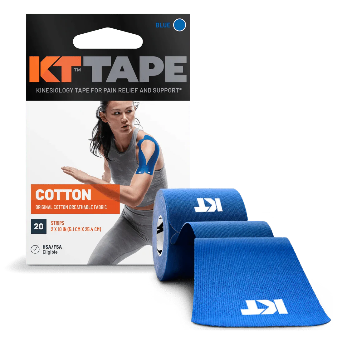KT Tape Original Voorgesneden (5 x 25 cm) – 20 stuks – 5 meter