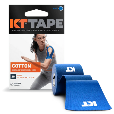 KT Tape Original Voorgesneden (5 x 25 cm) – 20 stuks – 5 meter