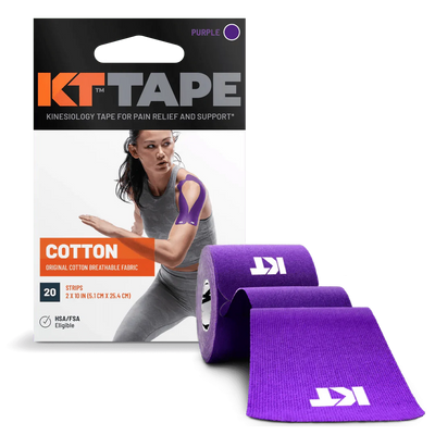 KT Tape Original Voorgesneden (5 x 25 cm) – 20 stuks – 5 meter