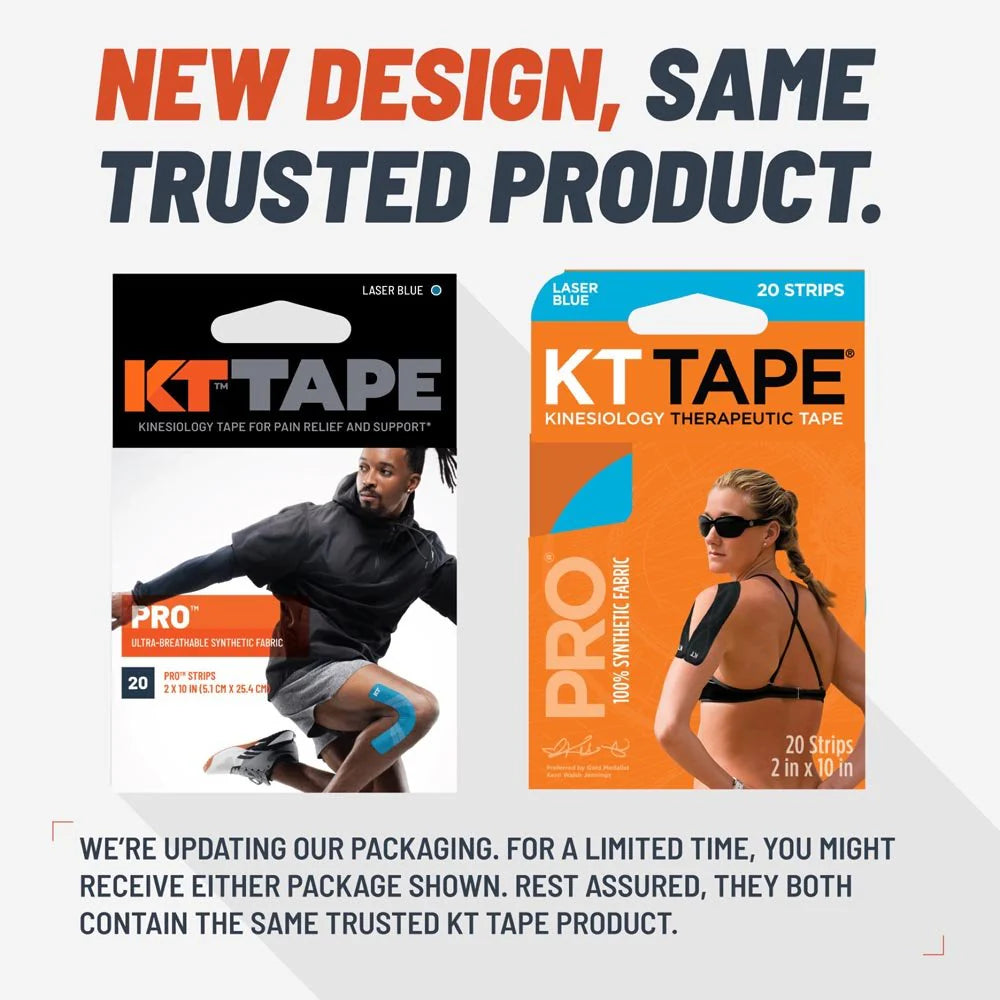 KT Tape Pro Voorgesneden (5 x 25 cm) – 20 stuks