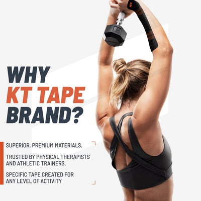 KT Tape Pro Voorgesneden (5 x 25 cm) – 20 stuks