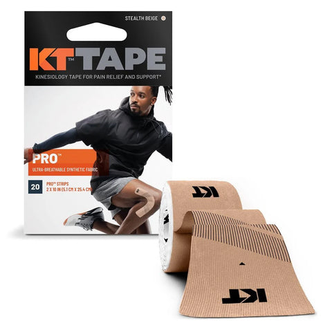 KT Tape Pro Voorgesneden (5 x 25 cm) – 20 stuks