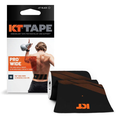 KT Tape Pro Wide Voorgesneden (10 x 25 cm) – 10 stuks – 2,5 meter