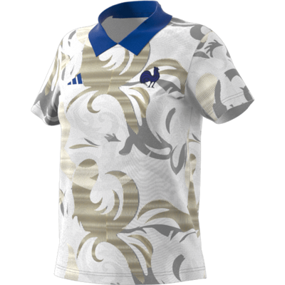Adidas Frankrijk Rugby Pre-Match Shirt Dames RWC 2025