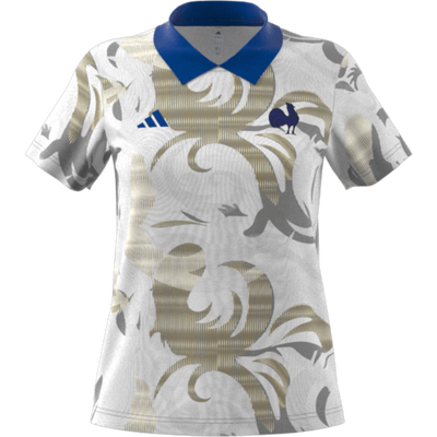 Adidas Frankrijk Rugby Pre-Match Shirt Dames RWC 2025