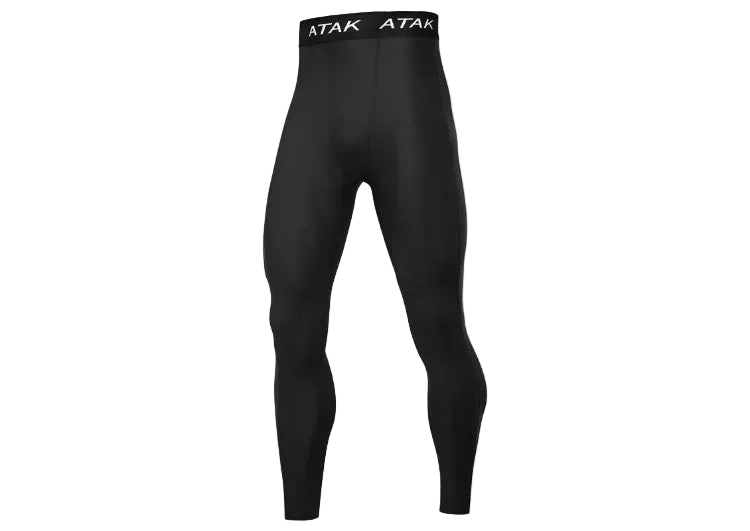 ATAK Compressie Legging Heren Zwart