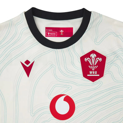Macron Wales Replica Rugby Uitshirt Kids 2025/26