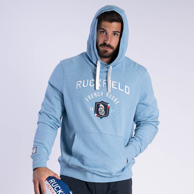 Ruckfield French Rugby Club Light Blue Hoodie