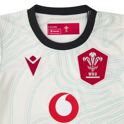 Macron Wales Replica Rugby Uitshirt Baby 2025/26