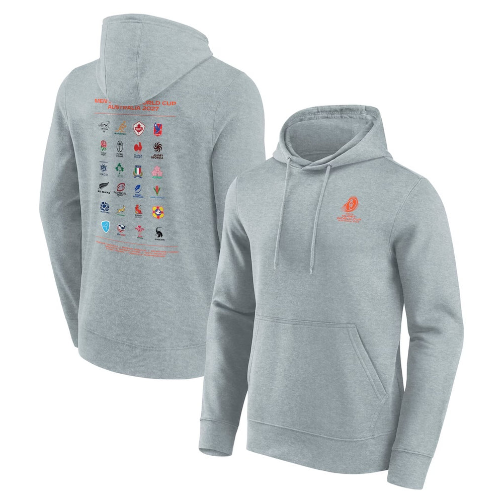 Rugby World Cup 2027 Unions Graphic Hoodie Heren Grijs