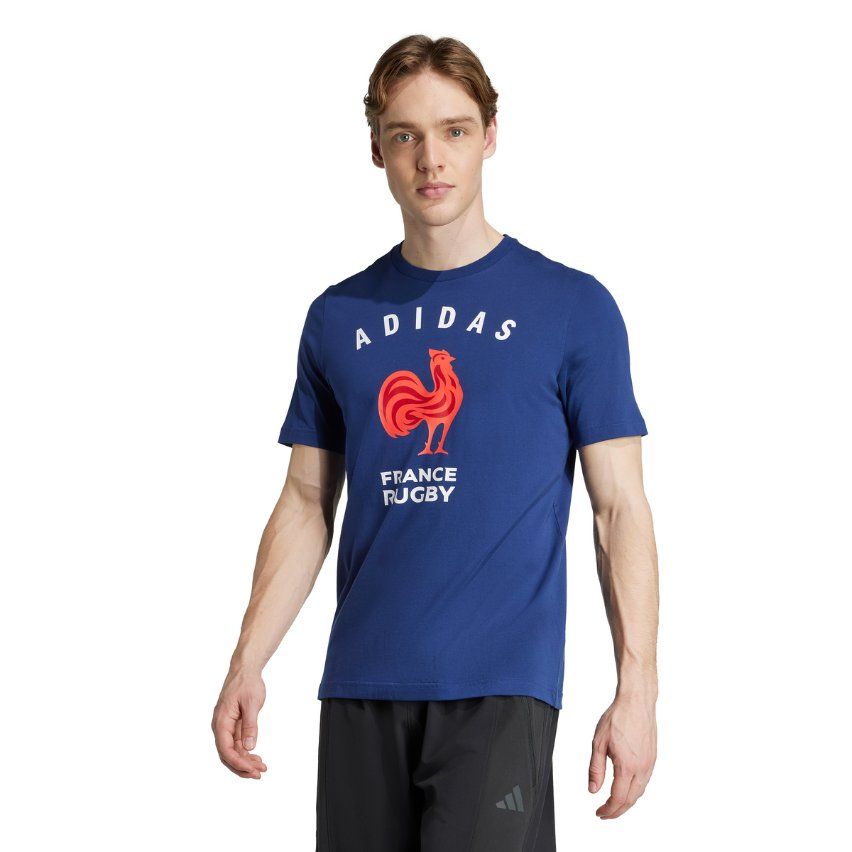 adidas Frankrijk XV Supporter T-shirt Blauw Heren