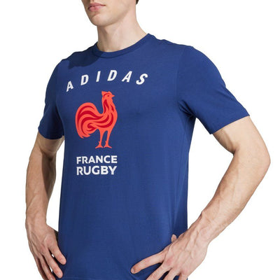 adidas Frankrijk XV Supporter T-shirt Blauw Heren