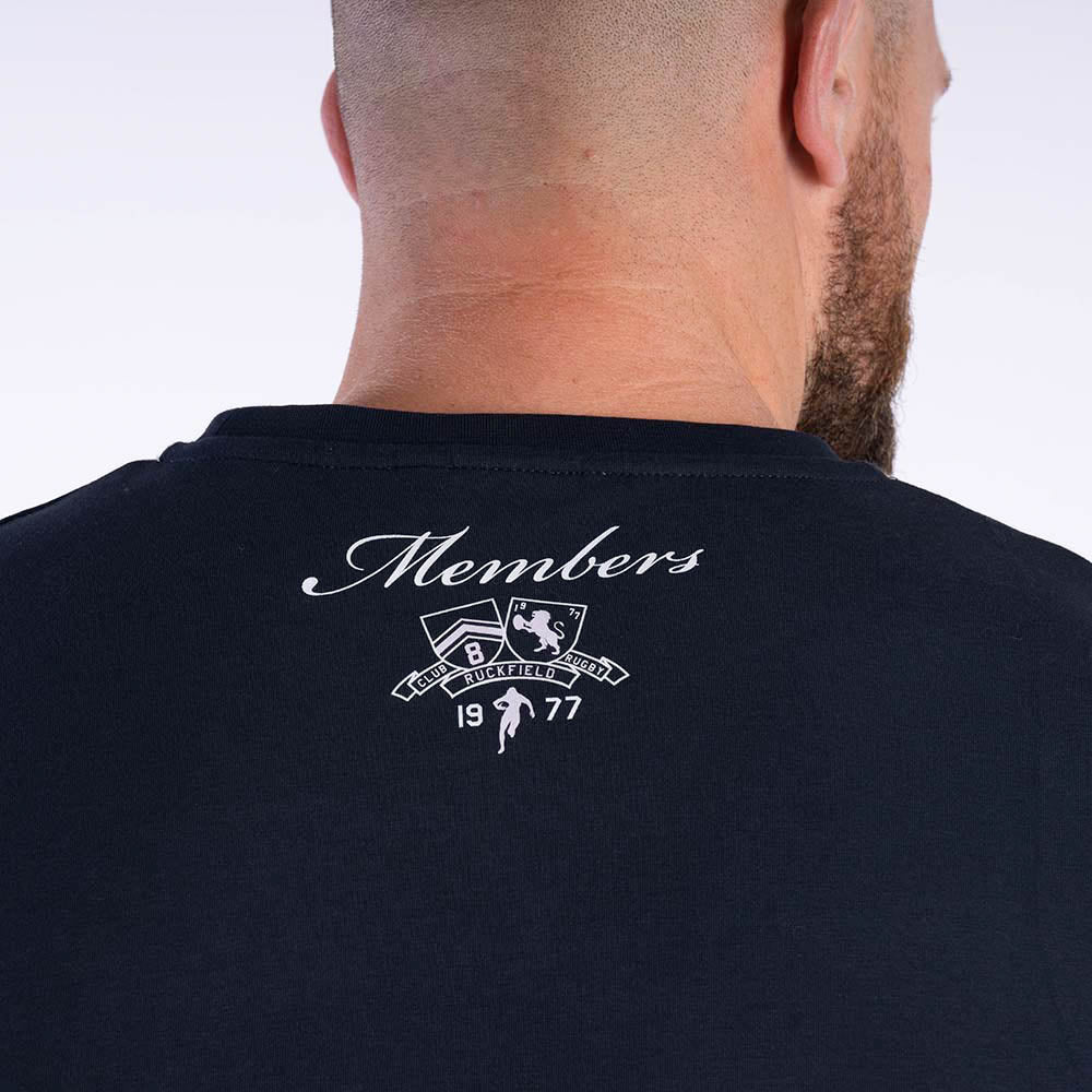 Ruckfield Members Rugby Club House Navy T-shirt
