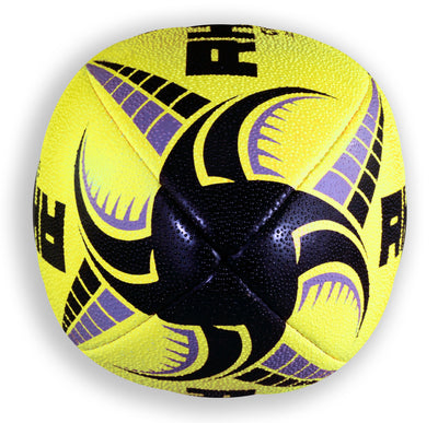 Cyclone Rugby Ball Fluor Yellow Size 4