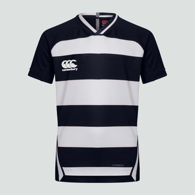 Evader Hooped Rugby Shirt Navy Junior