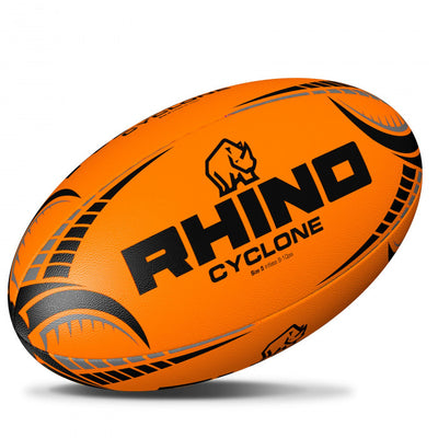Cyclone Rugbybal Fluor Oranje Maat 5